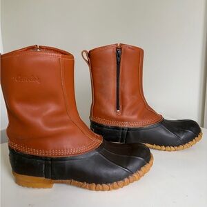 Cabela’s Size 11 Steel Shank Insulated Duck Boots With Leather & Rubber